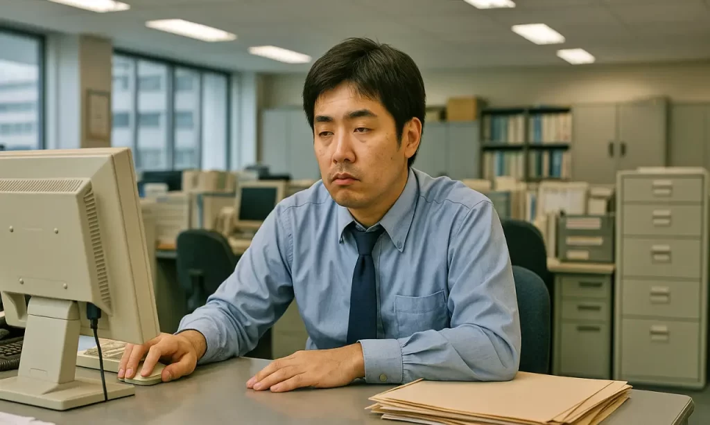 やる気が出ない公務員男性