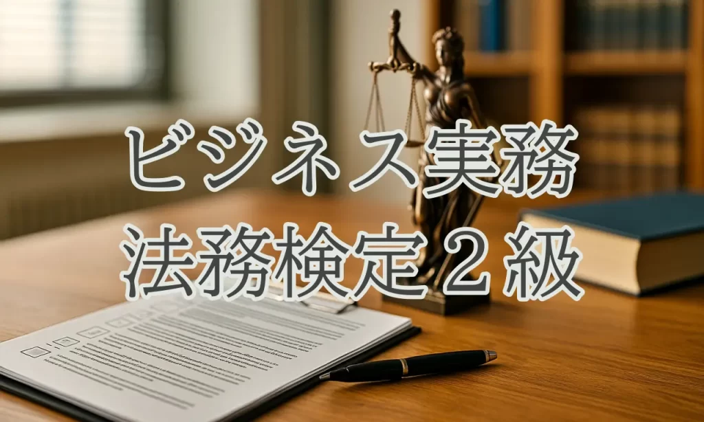 ビジネス実務法務検定2級
