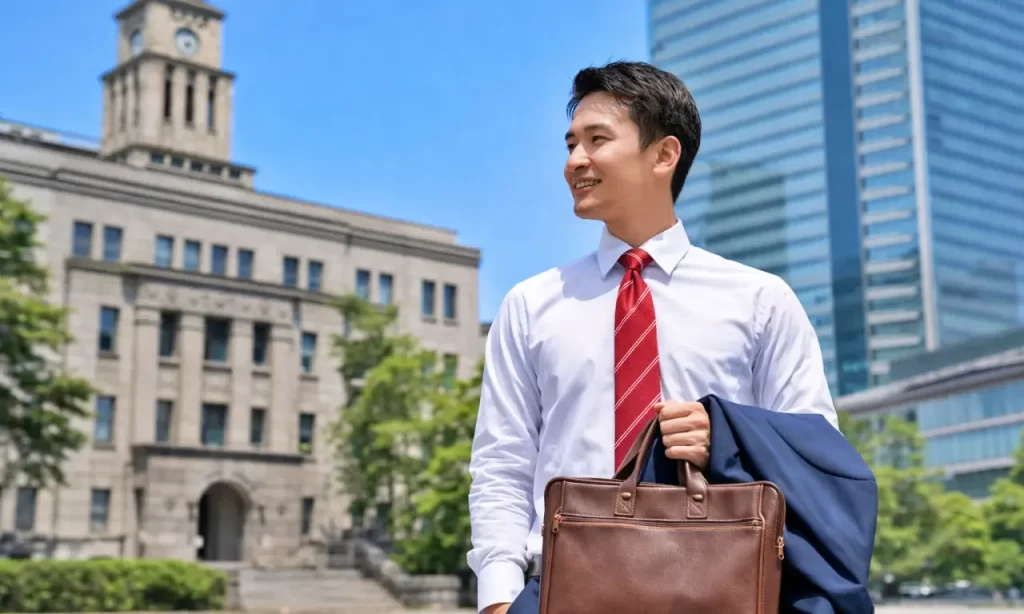 民間企業に転職した男性