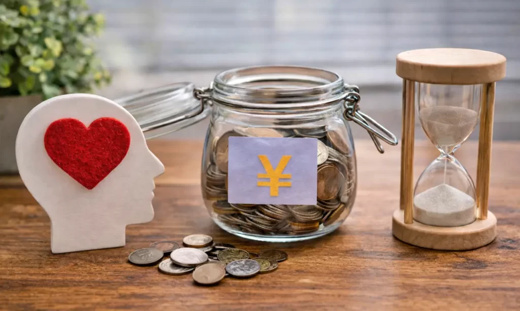 メンタル・お金・時間のイメージ図