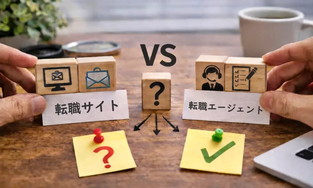 転職サイトと転職エージェント